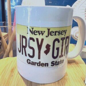 New Jersey "JRSY GIRLL" Garden State License Plate Mug - 2 pack